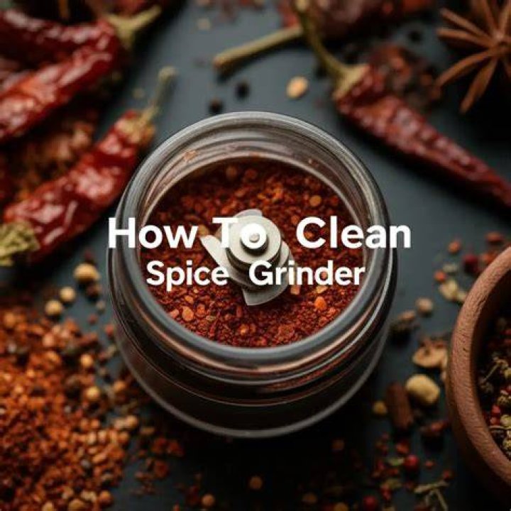How to clean spice grinder
