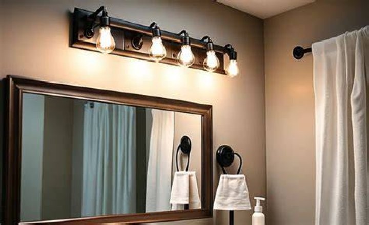 How to install vanity light
