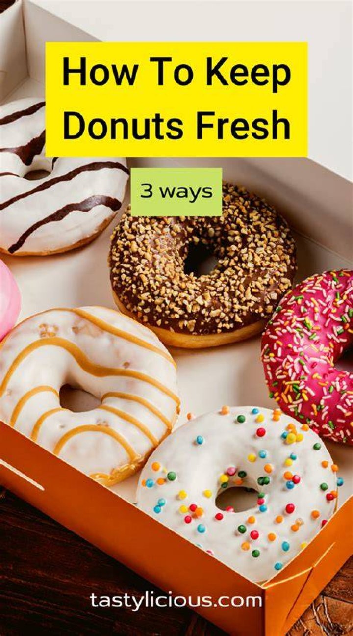 How to keep donuts fresh overnight