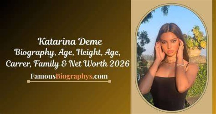 Katarina Deme Biography: Age, Parents, Height, Net Worth, Boyfriend, Family, Ethnicity, The Kid Leroi, Instagram