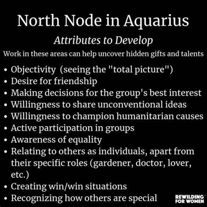 North node in aquarius
