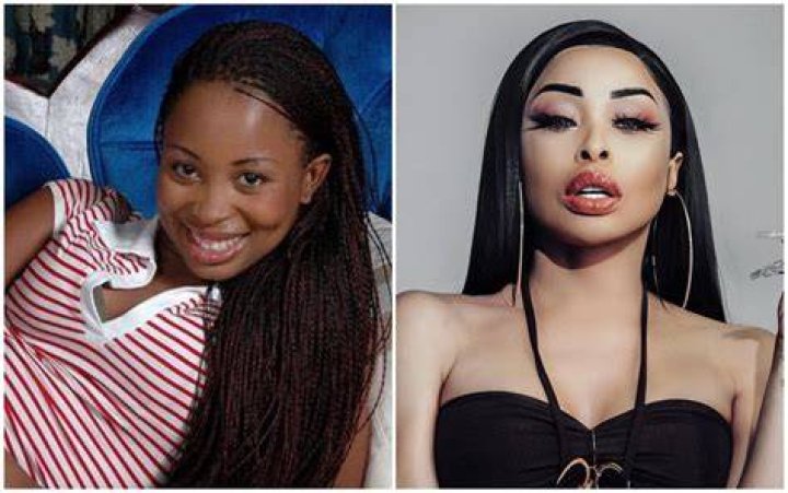 Young Famous & African Khanyi Mbau Plastic Surgery: Before And After Photos